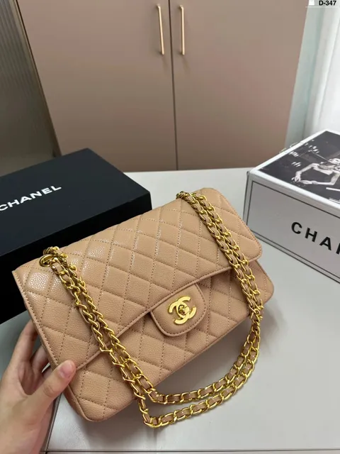 Chanel Classic Flap Bag Quilted Caviar