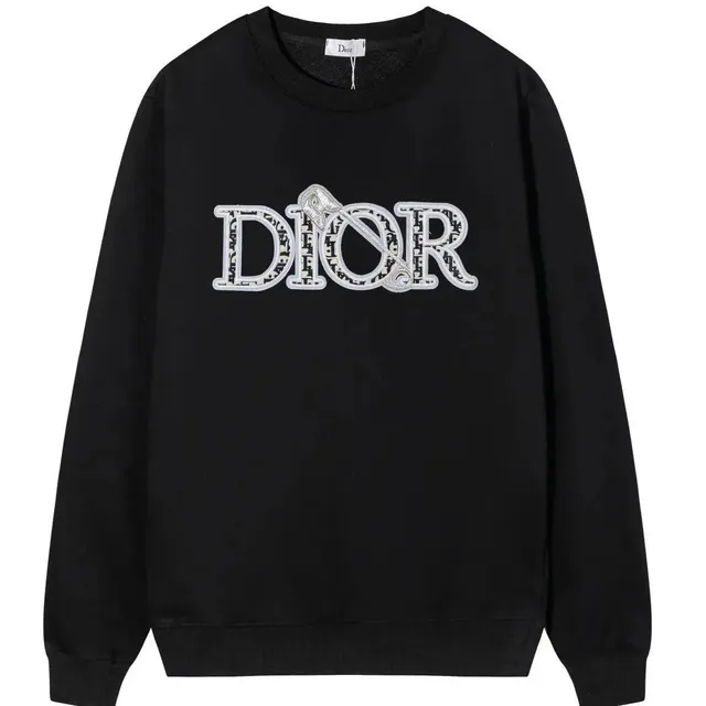 Dior Crewneck Sweatshirt Oblique Logo Embroidered