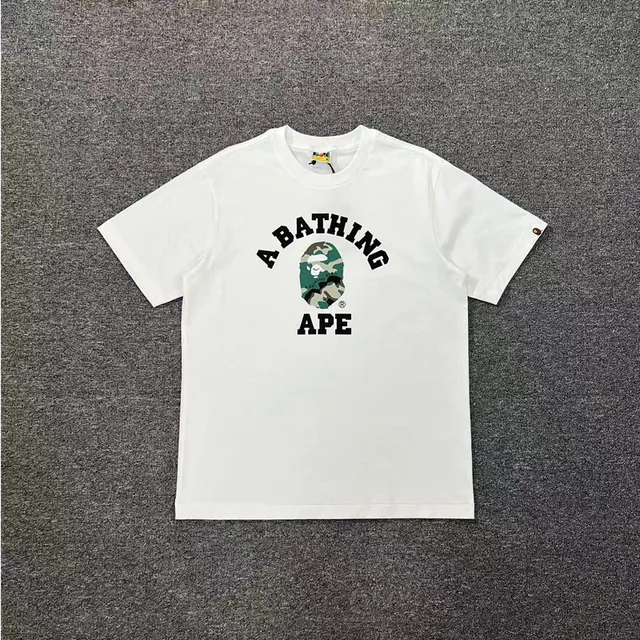 BAPE A Bathing Ape T-Shirt Camo Ape Head