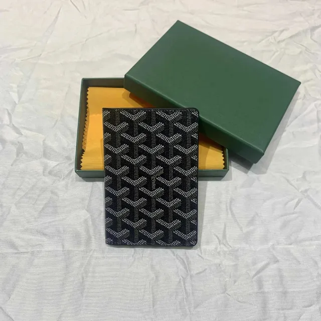 Goyard Saint Louis Passport Cover Goyardine Canvas