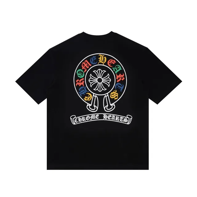 Chrome Hearts Graphic Tee Multicolor Logo Print