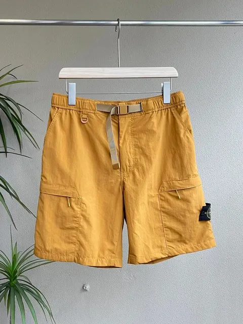 Stone Island Cargo Shorts Ochre