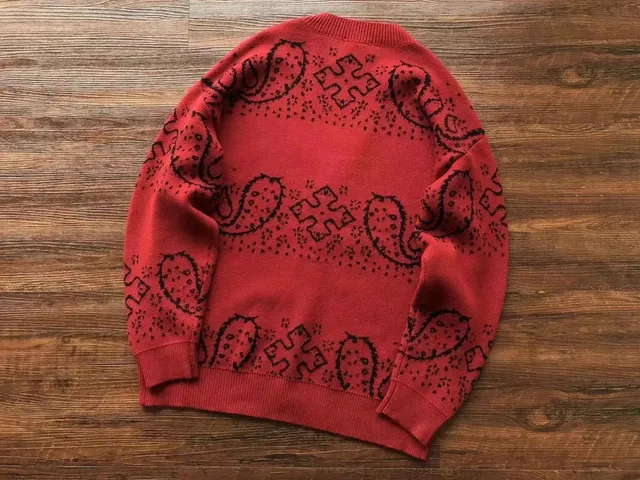 BAPE Knit Sweater Paisley Print