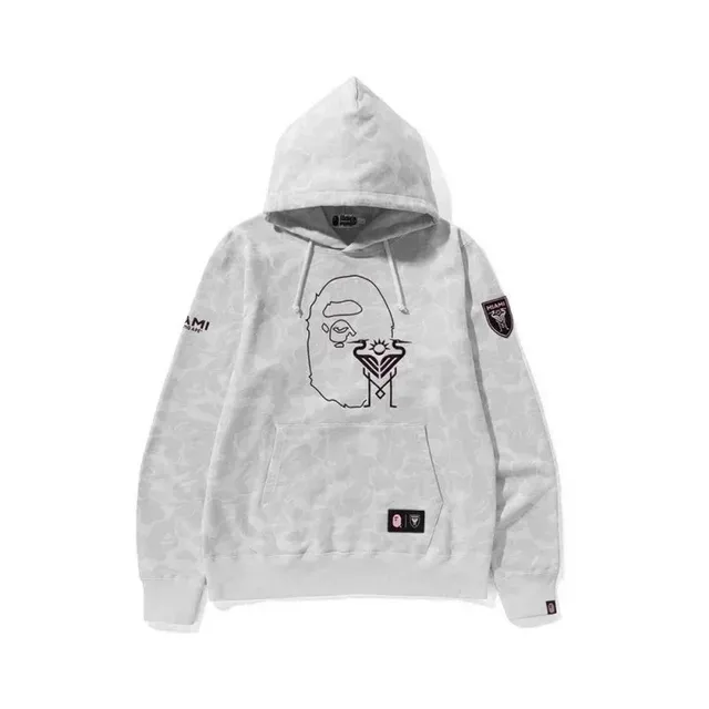 BAPE × MLB Hoodie Miami Marlins Camo