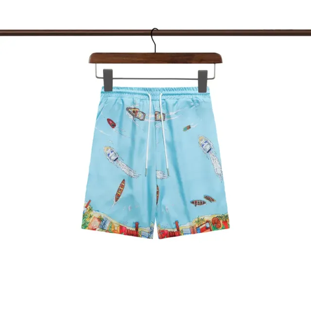 Balenciaga Printed Shorts Boat Print