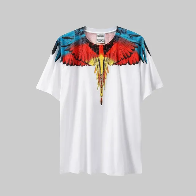 Marcelo Burlon Wings T-Shirt Parrot Wings Print