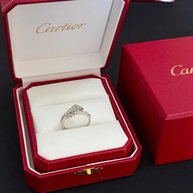 Cartier Love Ring Paved Diamond