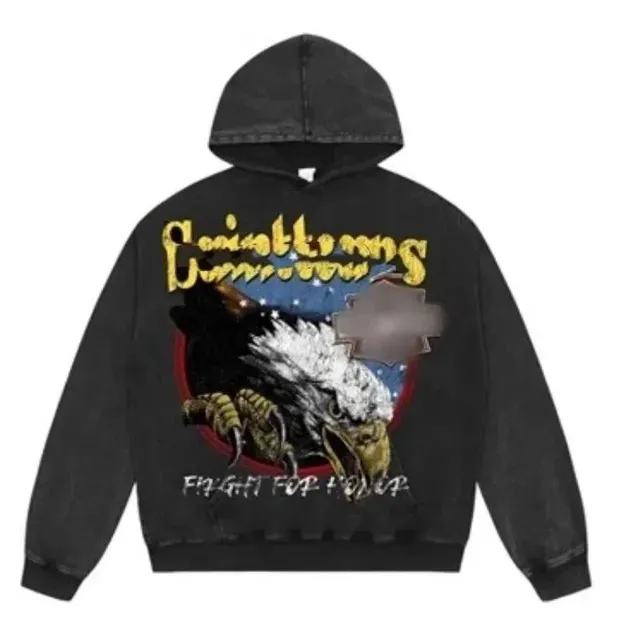 Saint Tears Hoodie Eagle Graphic