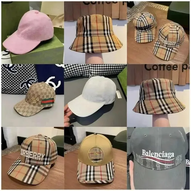 Burberry Bucket Hat Check and Logo