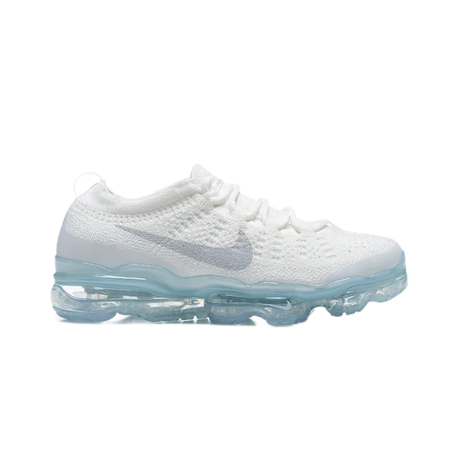 Nike Air VaporMax Triple White with Blue Sole