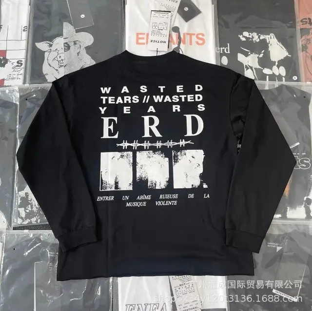Enfants Riches Déprimés Long Sleeve Tee Wasted Tears Print