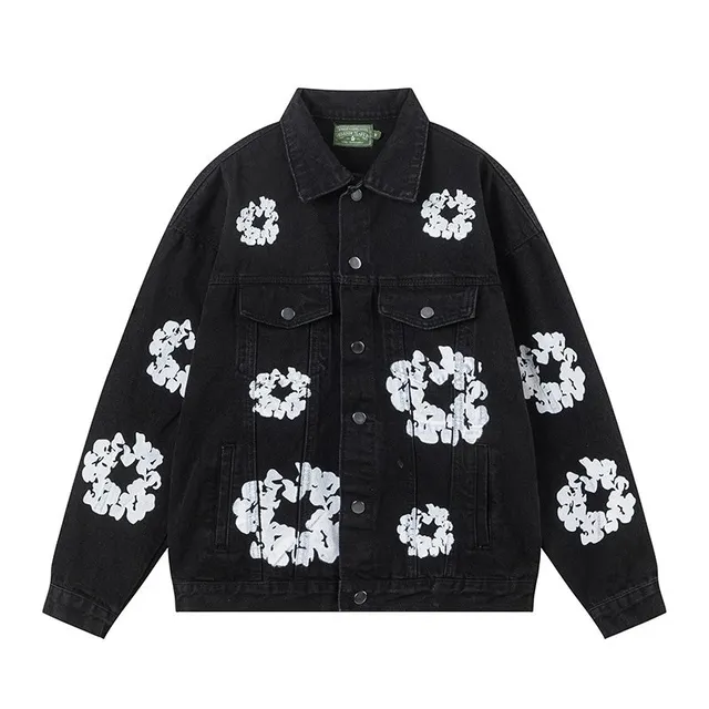 836 黑色牛仔衣