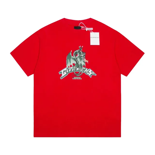 Givenchy Dragon Graphic Tee Dragon Logo