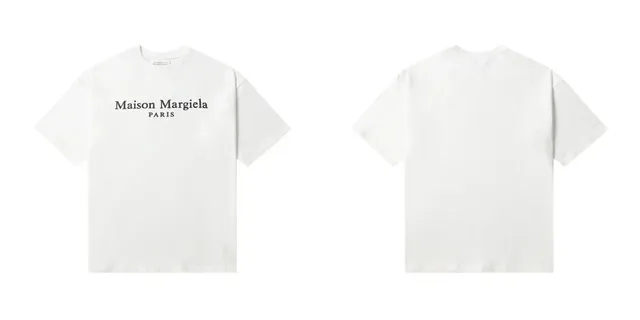 Maison Margiela Logo T-Shirt Black Text