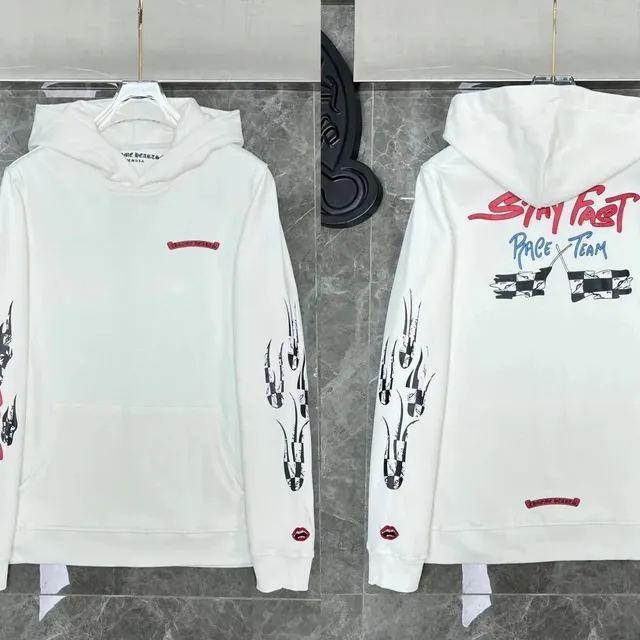 Chrome Hearts Hoodie Stay Fast Race Team