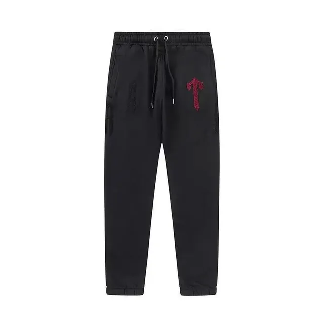 Trapstar Joggers Red Logo Embroidery