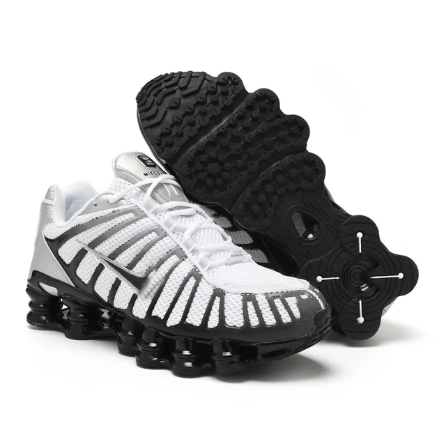 Nike Shox R4 White/Black/Silver