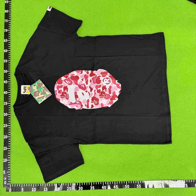 BAPE Shark Hoodie Tee Pink Camo Ape Head