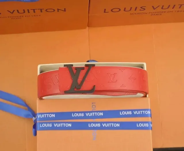 Louis Vuitton LV Belt Monogram Embossed