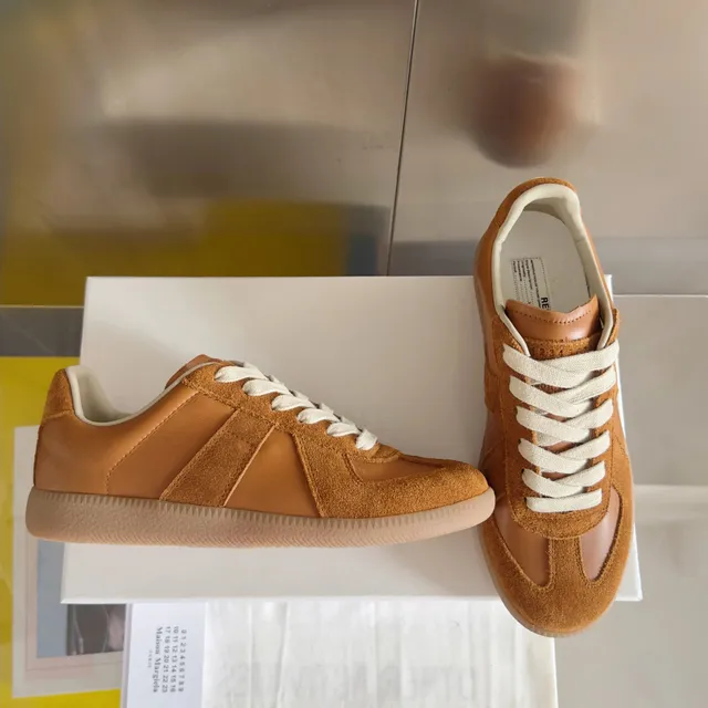 Maison Margiela Future Sneaker Cognac Suede