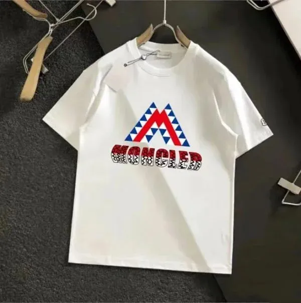 Moncler Graphic T-Shirt Tri-Color Logo