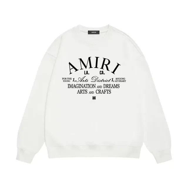 Amiri Crewneck Sweatshirt Arts District Print