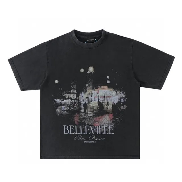 Balenciaga t shirts Belleville Print