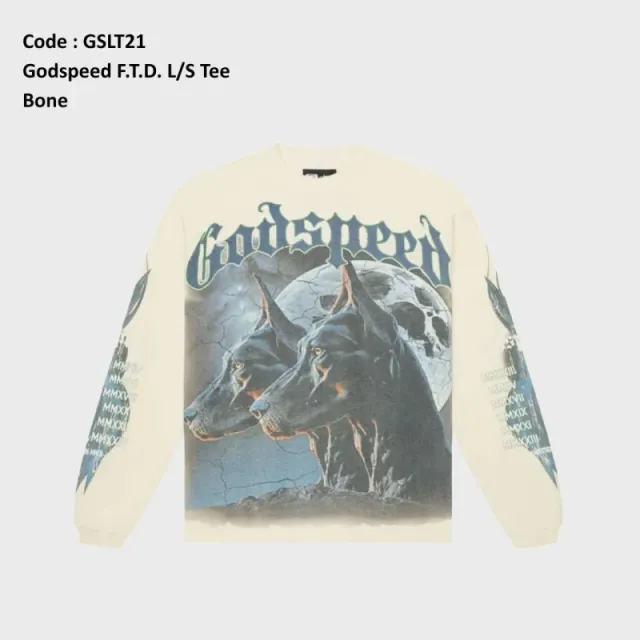Gslt21 Godspeed FtdL/S Tee Bone