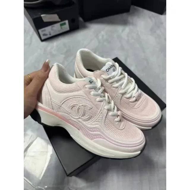 Chanel Trainer Pink Mesh