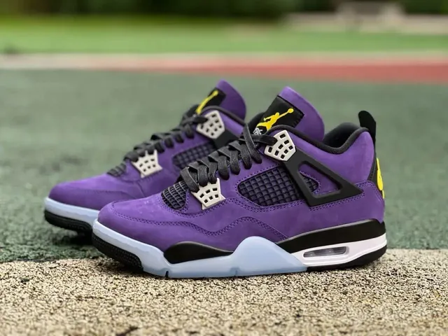 Air Jordan 4 Purple Metallic
