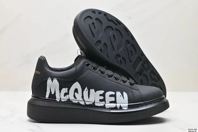 Alexander McQueen Oversized Sneaker Graffiti Logo