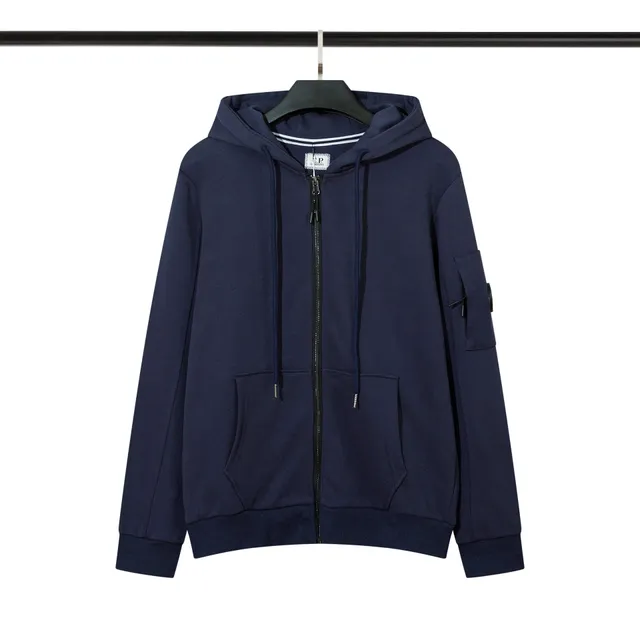 C.P. Company Goggle Hoodie Navy