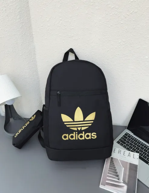 Adidas Classic Backpack Gold Logo