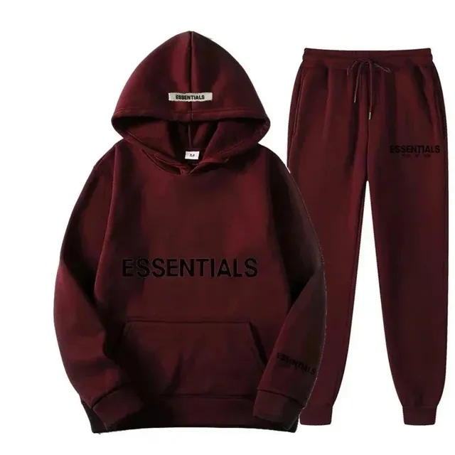 Fear of God Essentials Hoodie and Joggers Set Essentials Logo