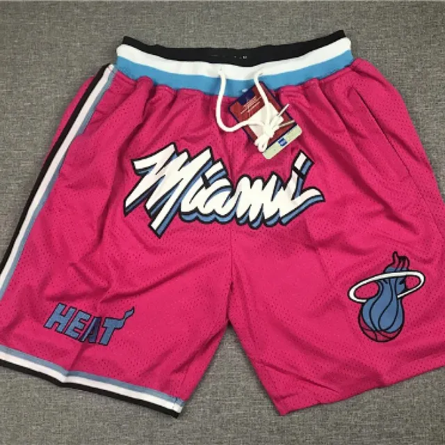 NBA Miami Heat Mesh Shorts Script Logo