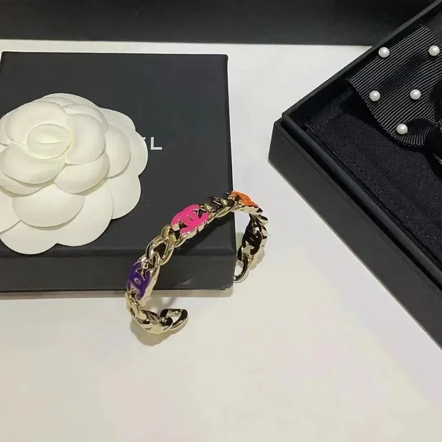 Chanel Chain Bracelet Multi-Color CC Logo