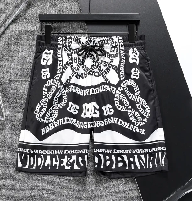 Dolce & Gabbana Printed Swim Shorts Logo All-Over Print