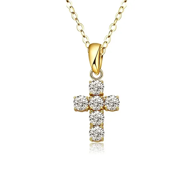 Tiffany & Co. Cross Pendant Diamond-Set