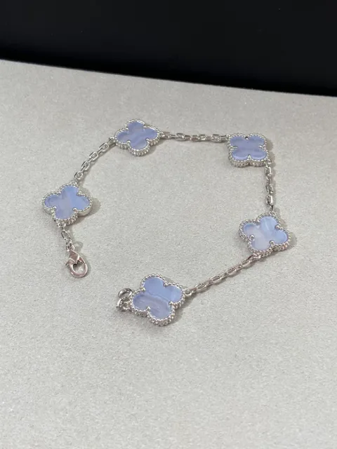 Van Cleef & Arpels Alhambra Bracelet Five Motifs with Mother-of-Pearl