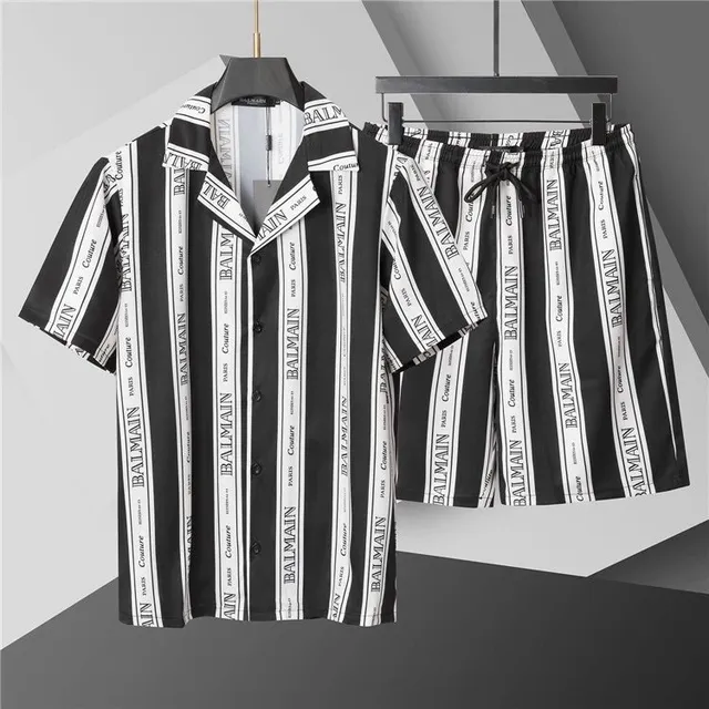 Balenciaga Logo-Print Short Set