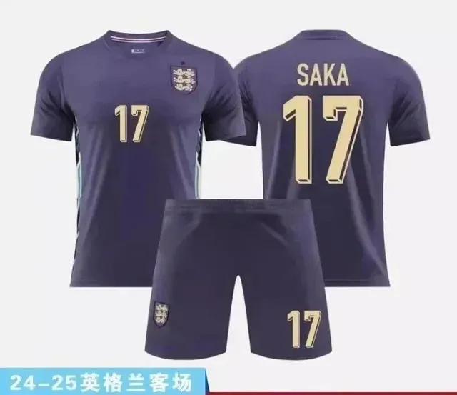 England National Team × Nike 24-25 England Away Kit Saka #17