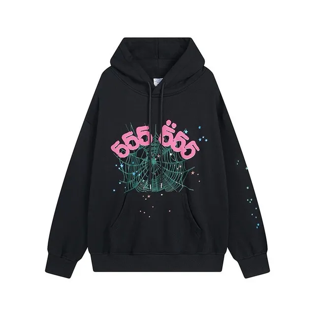 Sp5der Hoodie Spider Web Graphic