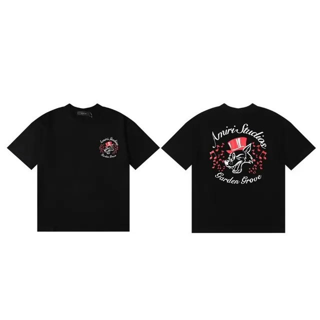 Amiri Graphic Tee Garden Grove Wolf