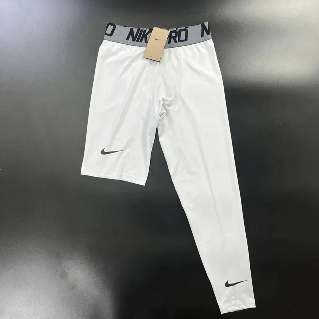 Nike Pro Compression Tights White