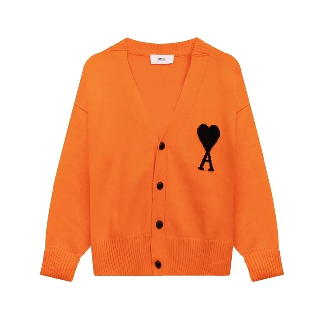 AMI Paris Cardigan Heart Logo