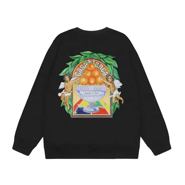 Casablanca Crewneck Sweatshirt Casa Blanca Tennis Club Print