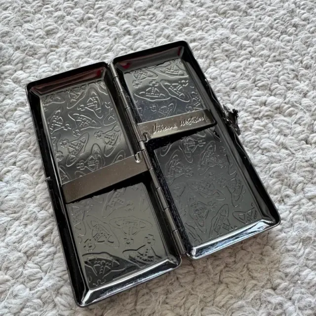 Vivienne Westwood Orb Cigarette Case Embossed Orb Pattern
