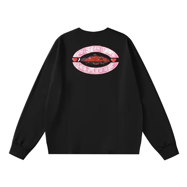 Corteiz Long Sleeve Tee Fuck Around and Find Out Graphic