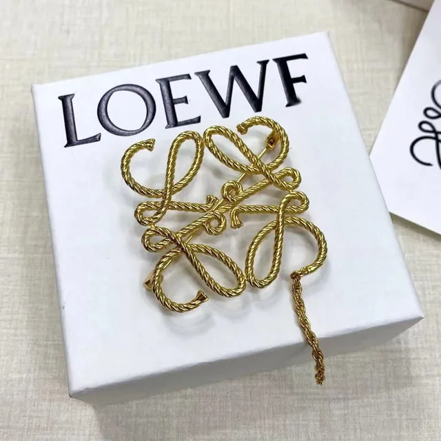Loewe Anagram Brooch Rope Twist