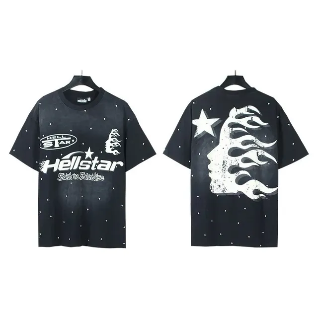 Hellstar Graphic Tee Flame Profile Print